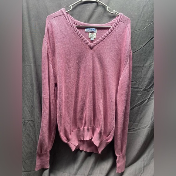 2 VTG Findochty Bay Street Sea Island Cotton Sweaters sz L Men’s or Women’s - Picture 10 of 13